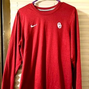 OU long sleeve drifit shirt